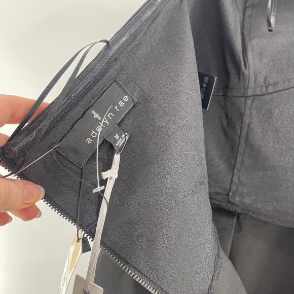 Adelyn Rae Strapless Jumpsuit Black Sweetheart Size Medium New With Tags - Picture 4 of 12